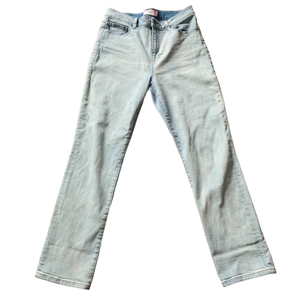 Cabi Higher Straight Light Wash Denim Jeans size 10 Women - Picture 1 of 7